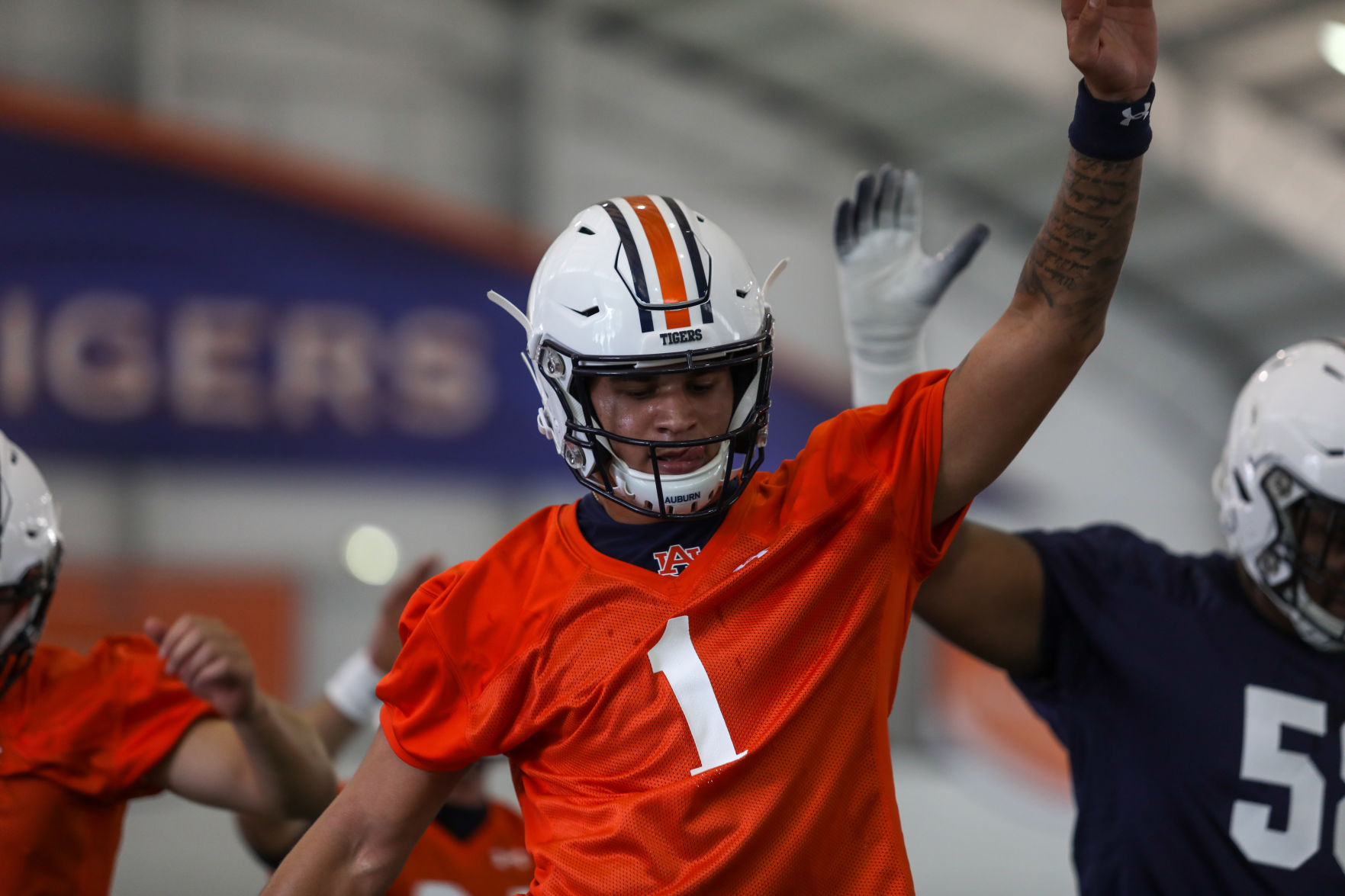 Auburn football first day of fall practice